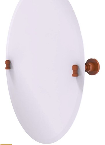 Allied brass frameless oval - brass,